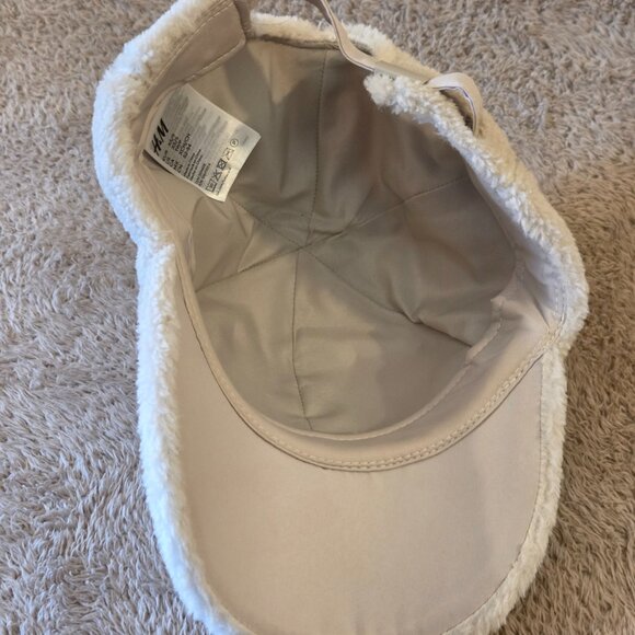 H&M Sherpa Fleece Baseball Cap XS/S 52–54cm - Picture 4 of 5